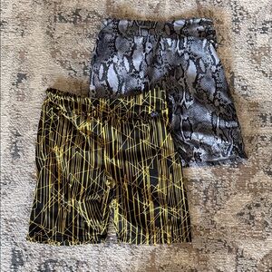 LiciFit biker shorts- Black/Gray and Yellow/Black